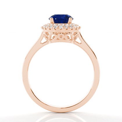 Rose Gold Gemstone Engagement Rings