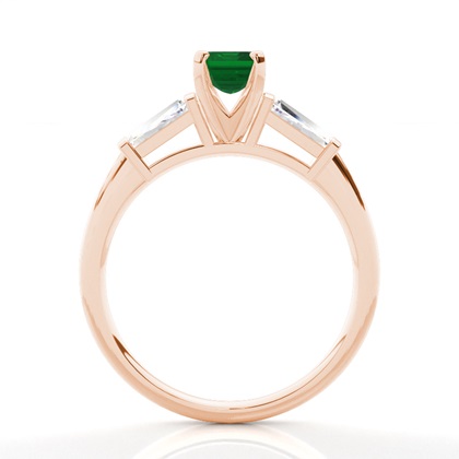 Zinkeneinstellung Smaragd-Seitensteinring