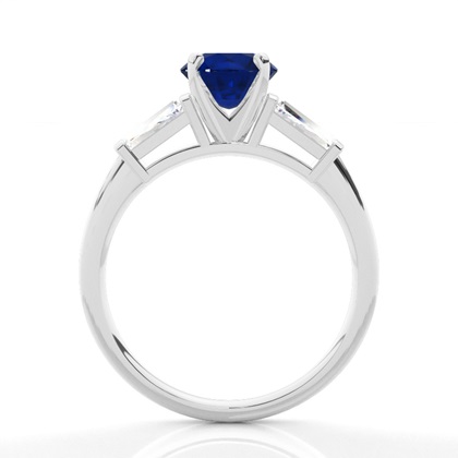 Brilliant Weißgold Saphir Diamantringe