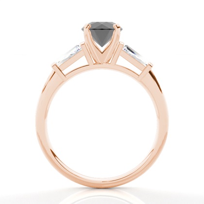 Brilliant Rotgold Diamantverlobungsringe Verlobungsringe