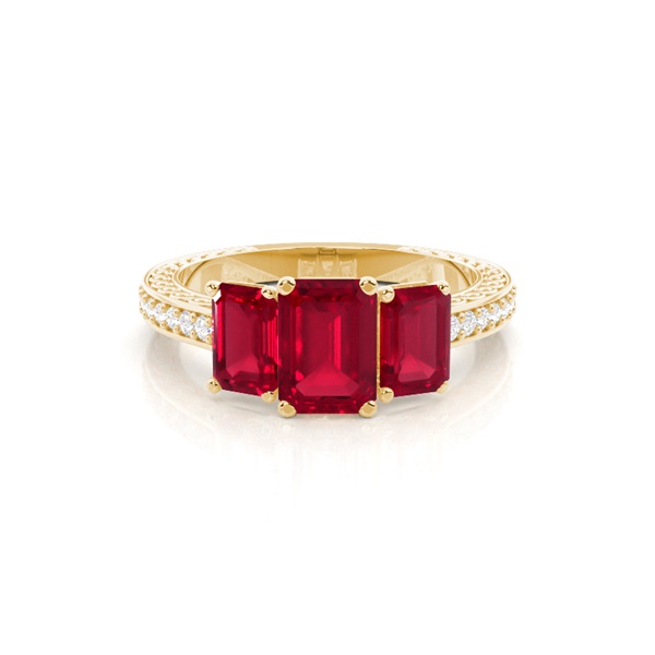 Prong Setting Ruby Vintage Ring