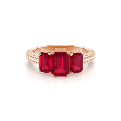 Prong Setting Ruby Vintage Ring