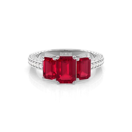 Prong Setting Ruby Vintage Ring