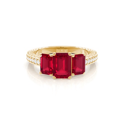 Prong Setting Ruby Vintage Ring