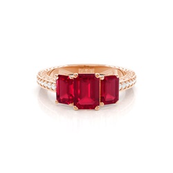 Prong Setting Ruby Vintage Ring