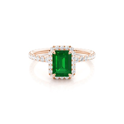 Rose Gold Solitaire Gemstones