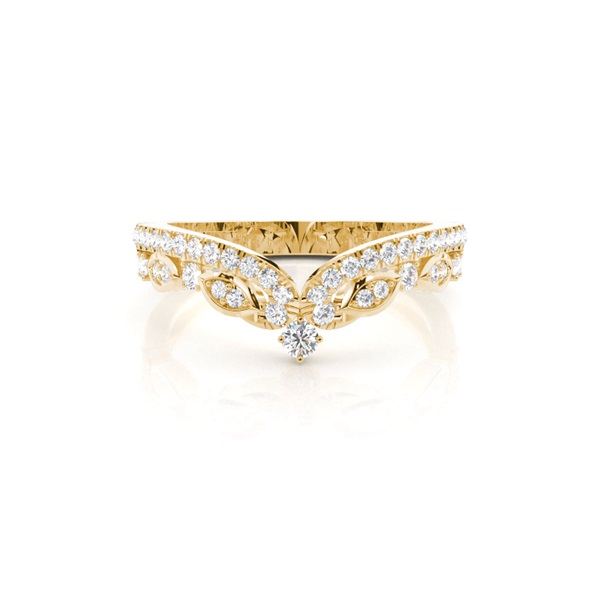 2.20mm Slight Comfort Fit Round Diamond Shaped Band