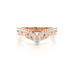 2.20mm Slight Comfort Fit Round Diamond Shaped Band
