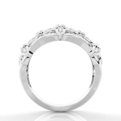 Silver Statement Diamond Rings