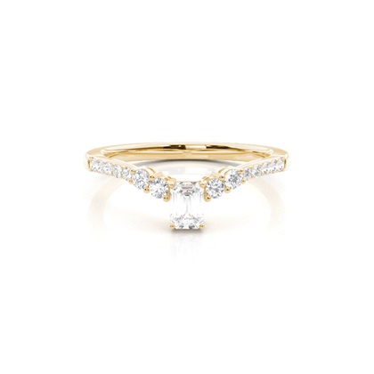 Yellow Gold Eternity Diamond Rings