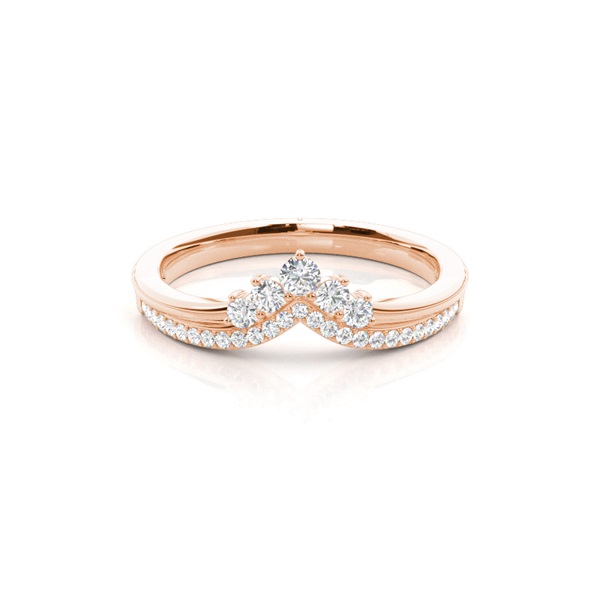 2.00mm Studded Diamond Shaped Band