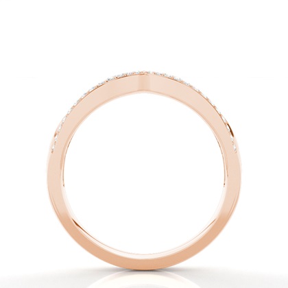 2,00 mm besetztes rautenförmiges Band