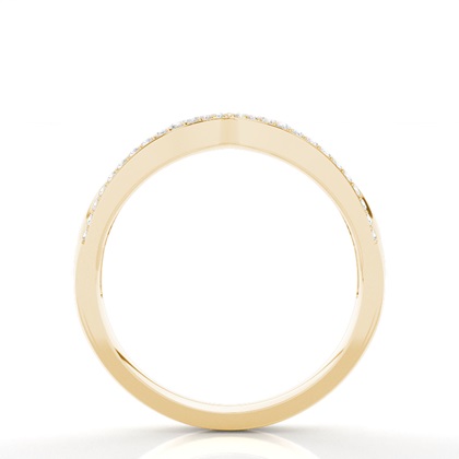 2,00 mm besetztes rautenförmiges Band