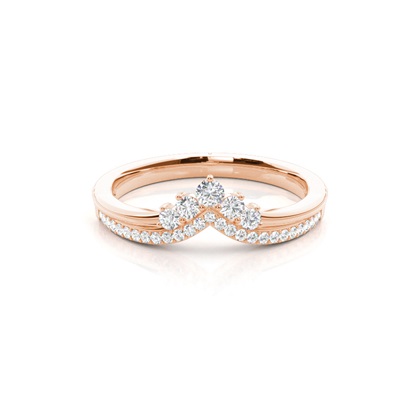 Women's Rose Gold Wedding Rings