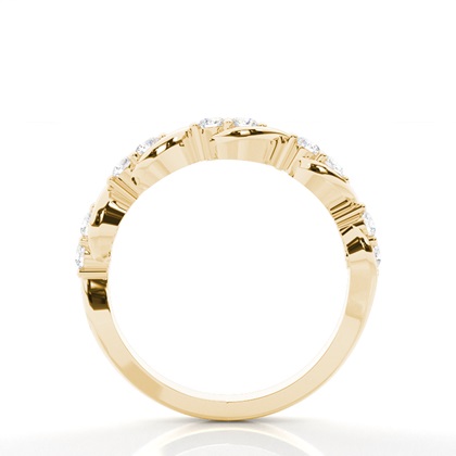 Gelbgold Memoireringe Diamantringe