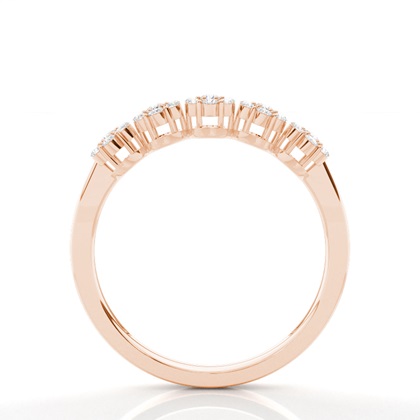 Rose Gold Statement Diamond Rings