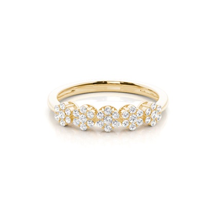 Yellow Gold Statement Diamond Rings