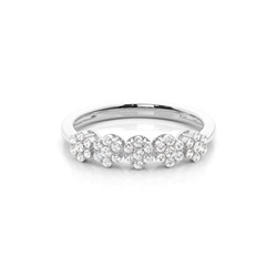 Chaton Zetting Briljant Diamanten Mode Ring