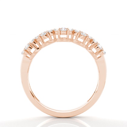 Rose Gold Statement Diamond Rings