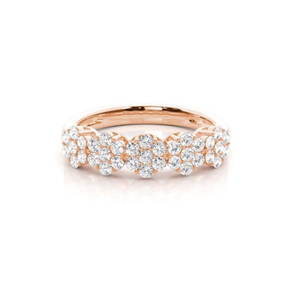 Rose Gold Statement Diamond Rings
