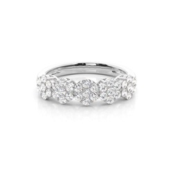 Anillo Fashion De Brillantes Engarzados En Garras