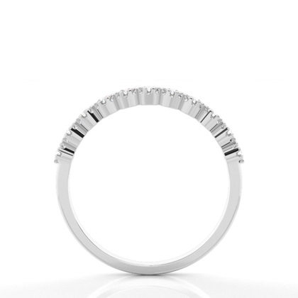 Halb Memoire Diamantring in einer Krappenfassung