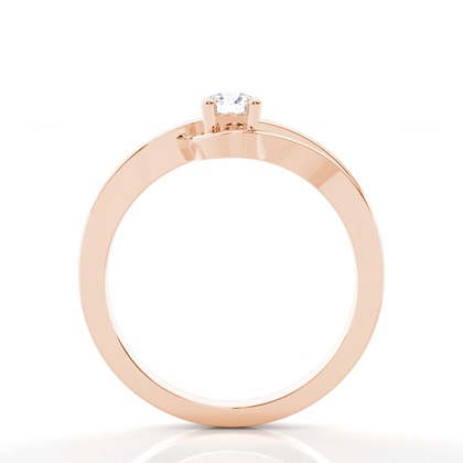 Rose Gold Dainty Engagement Rings