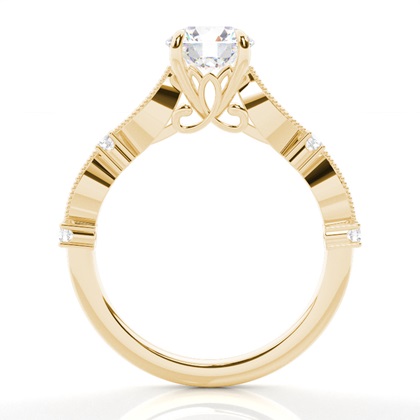 Yellow Gold Ethereal Engagement Rings