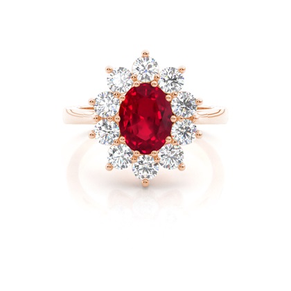 Rose Gold Diamond Engagement Rings