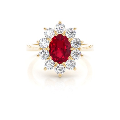 Yellow Gold Diamond Engagement Rings