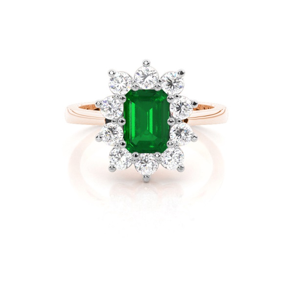 Prong Setting Halo Engagement Ring