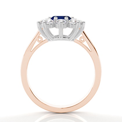 Rose Gold Gemstone Engagement Rings