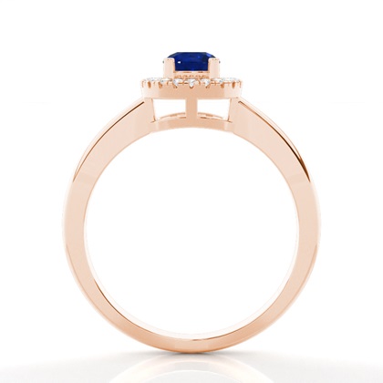 Rotgold Zierliche Verlobungsringe