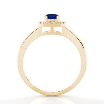 Gelbgold Zierliche Verlobungsringe