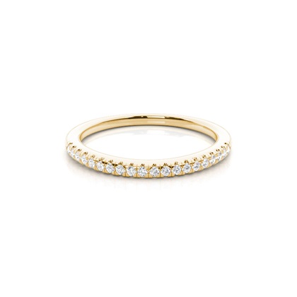 Yellow Gold Eternity Diamond Rings