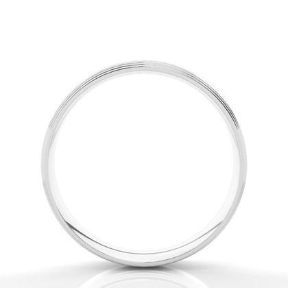 White Gold Plain Wedding Rings