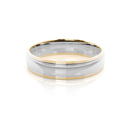 Yellow Gold Plain Wedding Rings