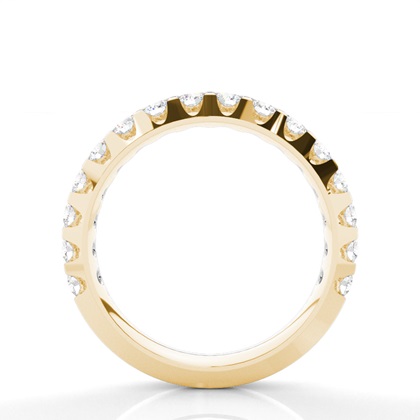 Zweifarbiges Diamant-Ehering