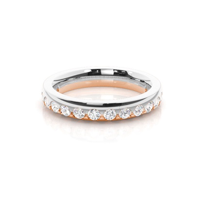 R / W Gold Men's Wedding Bands