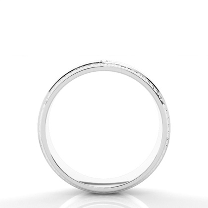 Two Tone Diamond Wedding Band