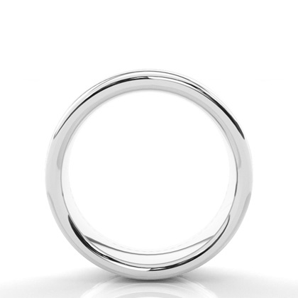 Two Tone Diamond Wedding Band
