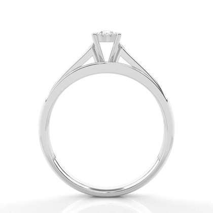 Round Diamond Bridal Set Engagement Rings