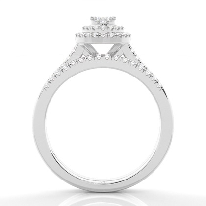 Round Diamond Bridal Set Engagement Rings