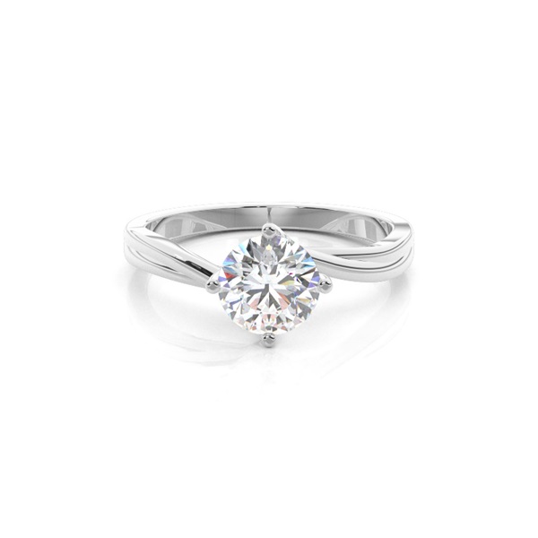 Prong Setting Solitaire Diamond Engagement Ring