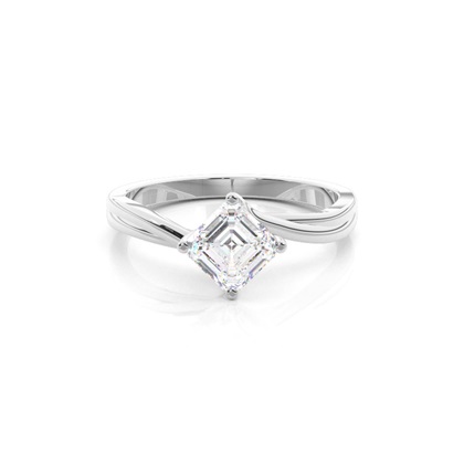 Asscher Diamond Rings