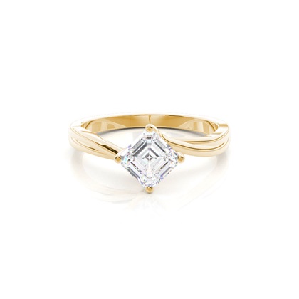 Asscher Diamond Rings