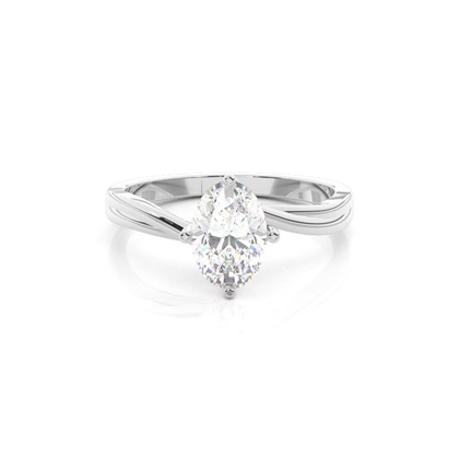 White Gold Solitaire Engagement Rings