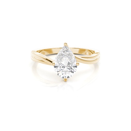 Yellow Gold Solitaire Engagement Rings
