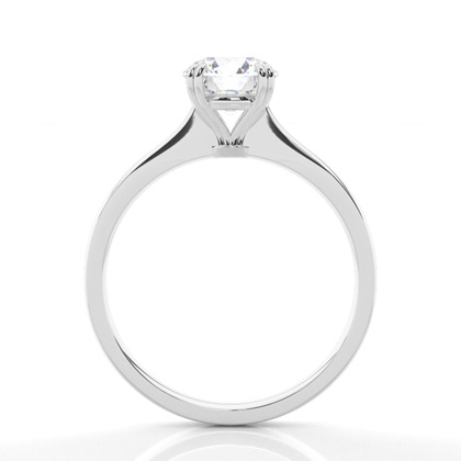 Solitaire Diamond Verlobungsring mit Zinkeneinstellung
