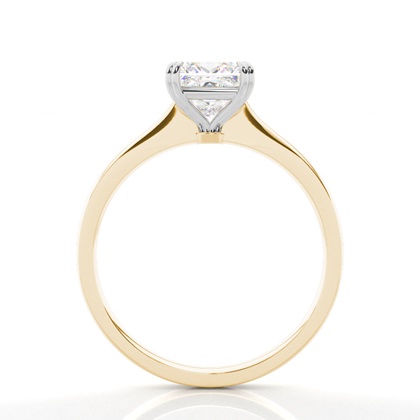 Solitaire Diamond Verlobungsring mit Zinkeneinstellung